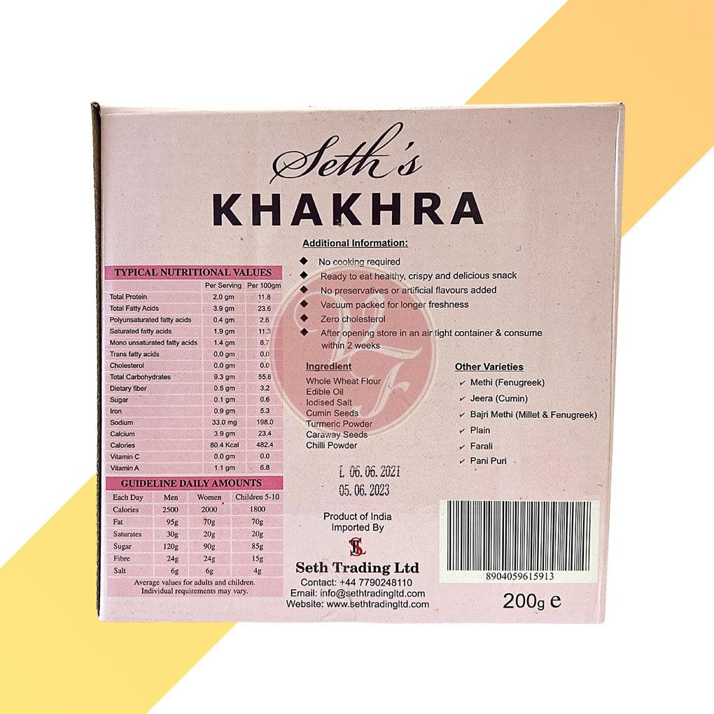 Masala Khakhra - Seth's - 200 g