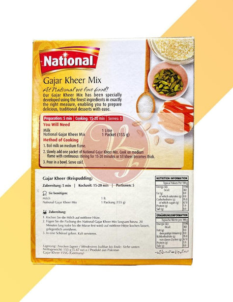 Mix für Reis-Karotte-Pudding - Gajar Kheer Mix - National - 155 g