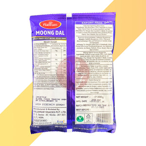 Moong Dal - Salted & Fried von Haldiram's (Gesalzene Mungbohnen) - 200 g