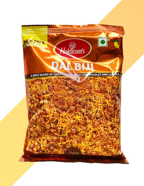 Pikante Mischung aus Kichererbsennudeln und Linsen - Dal Biji - Haldiram´s - 200 g