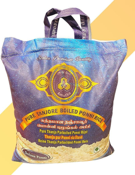 Ponni Reis - Pure Tanjore Boiled Ponni Rice - Amutha - 10 kg | Reis | Village Foods