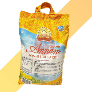 Ponni Reis vorgekocht - Ponni Boiled Rice - Annam [1 kg - 10 kg] - Village Foods