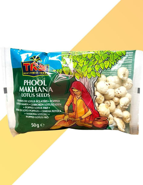 Popped Lotus Samen - Phool Makhana - TRS - 50 g