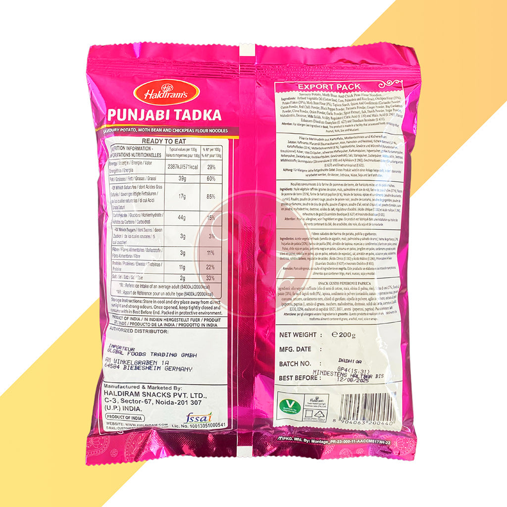Punjabi Tadka von Haldiram's (Gemischte Würzige Snacks) - 200 g
