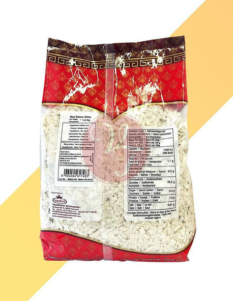 Rice Flakes White - Annam - 1 kg - Village Foods