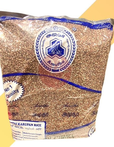 Roter vorgekochter Reis - Mottai Karupan - Amutha - 5 kg