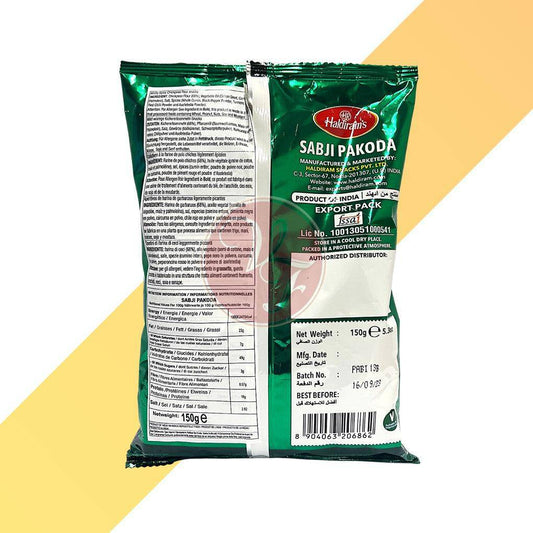 Sabji Pakoda - Haldiram's - 150 g | Snacks | Village Foods