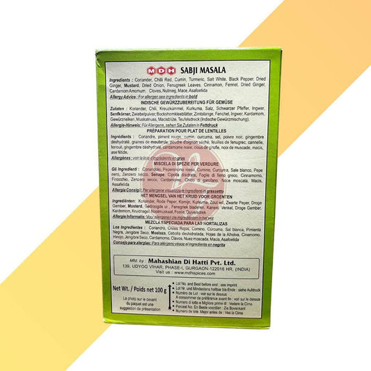 Sabji masala - MDH - 100 g | Gewürze | Village Foods