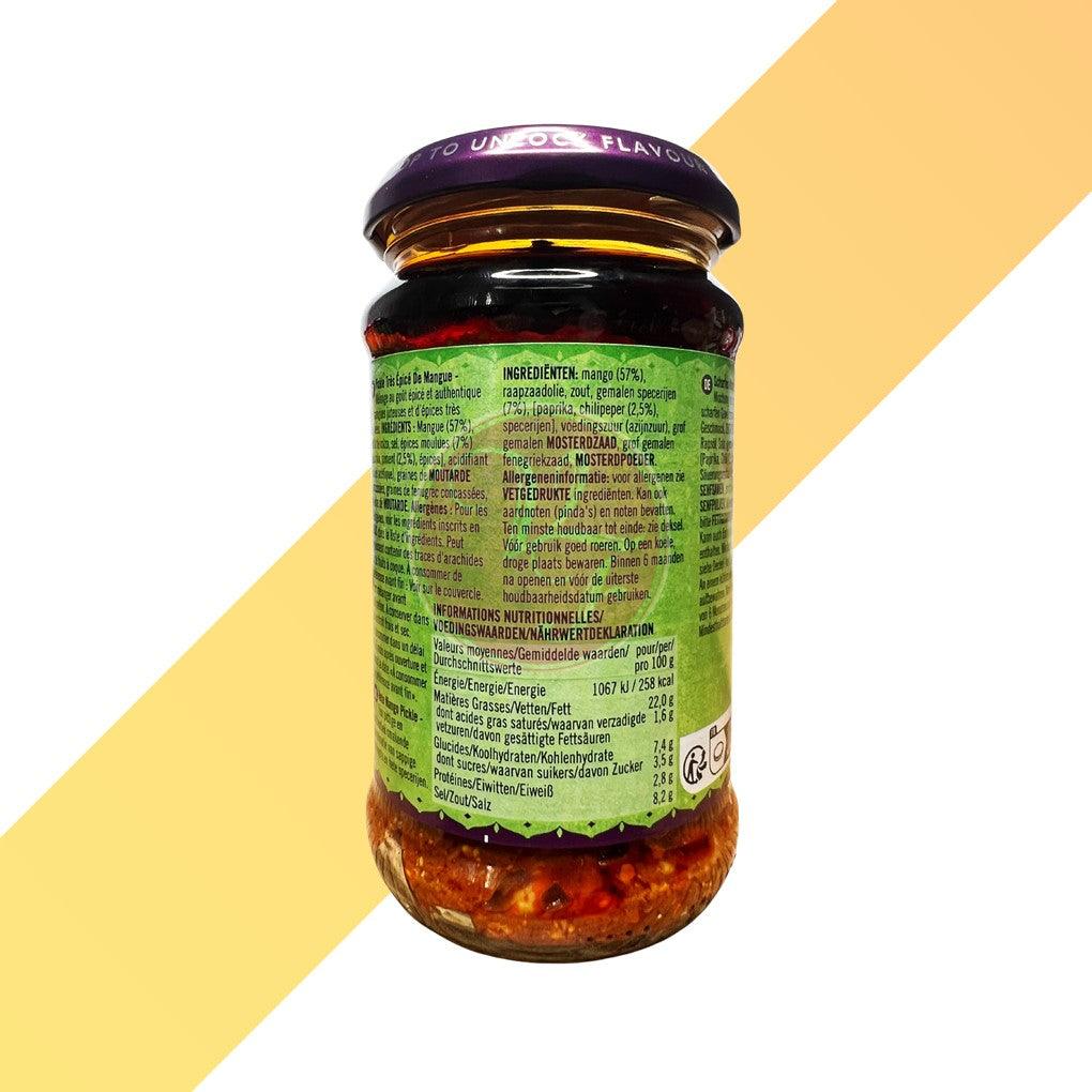 Scharfe Mango Pickle - Hot Mango Pickle - Pataks - 283 g