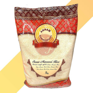 Sona Masoori Reis - Reis - Annam [1 kg - 10 kg] | Reis | Village Foods