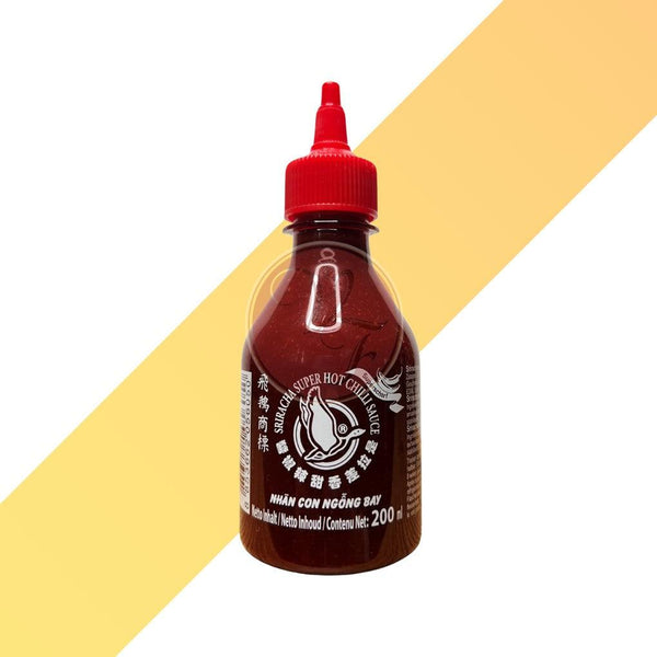 Srirache Extra scharfe Chilisauce - Srirache Super Hot Chili Sauce - Flying Goose - 200 ml