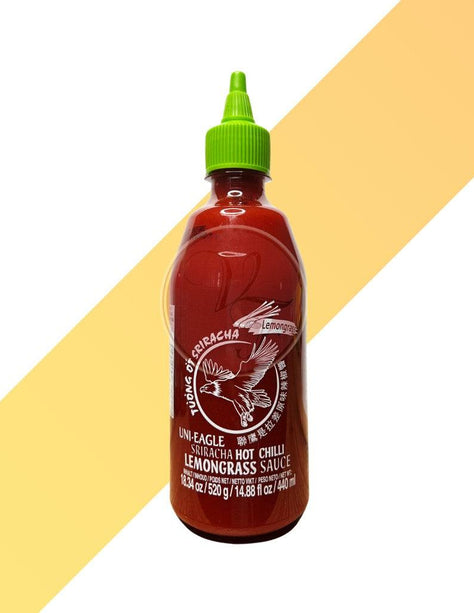 Sriracha Scharfe Chili-Soße Zitronengras - Sriracha Hot Chilli Lemongrass Sauce - Uni-Eagle [200 ml - 440 ml]