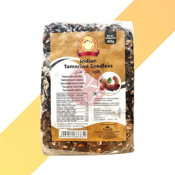 Tamarind ohne Samen - Annam - 400 g | Gemüse & Obst & Soja | Village Foods