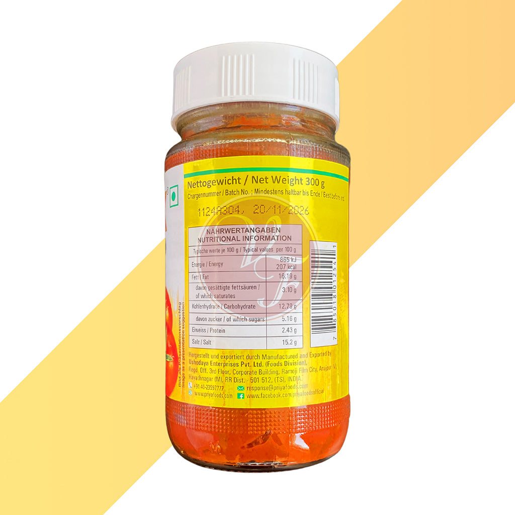 Tomato Pickle von Priya (Tomaten-Pickle) - 300 g
