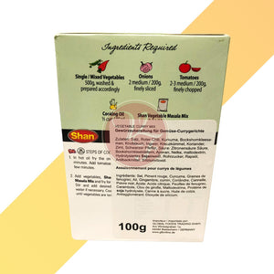 Vegetable Masala von Shan (Gewürzmischung für Gemüse) - 100 g