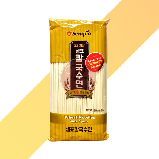 Weizennudeln Dick und eckig - Wheat Noodles - Sempio - 650 g | Nudeln & Suppen | Village Foods