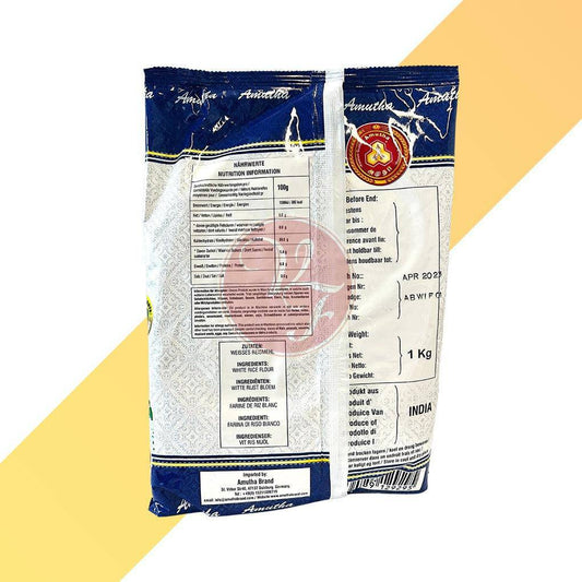 White Idiyappam Flour - Amutha - 1 kg - Village Foods
