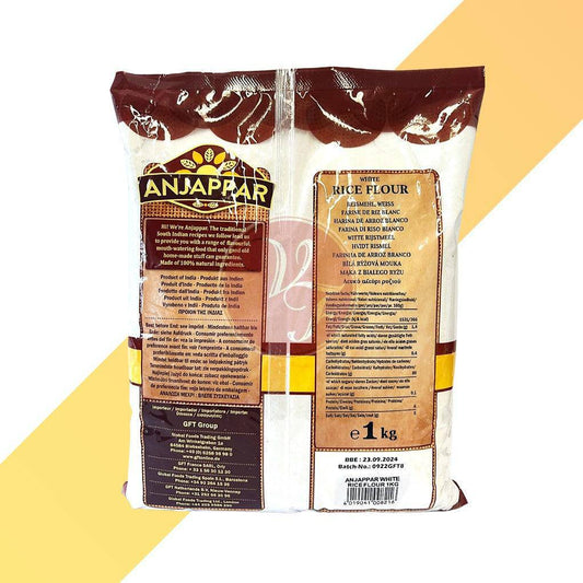 White Rice Flour - Anjappar - 1 kg - Village Foods