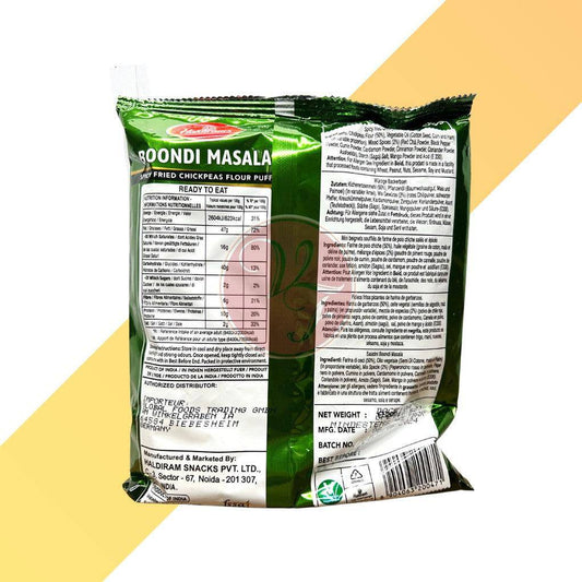 Würzihe backerbsen - Boondi Masala - Haldiram´s - 200 g | Snacks | Village Foods
