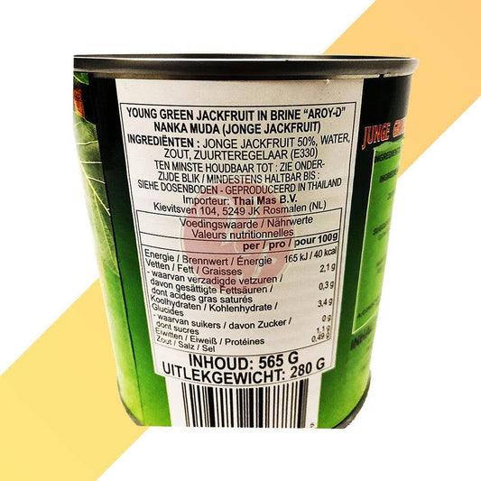 Young Green Jackfruit - Junge grüne Jackfrüchte - Aroy-D - 0,565 kg - Village Foods