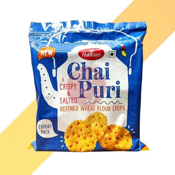 knusprige gesalzene Weizenmehlchips - Chai Puri - Haldiram´s - 200 g | Snacks | Village Foods