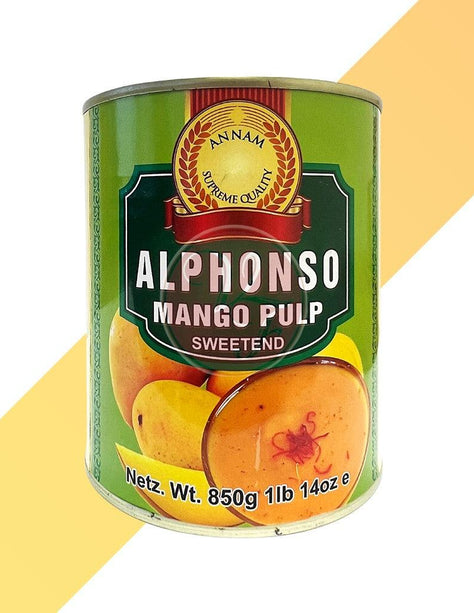 Alphonso Mango Pulp Sweetend - Annam - 850 g
