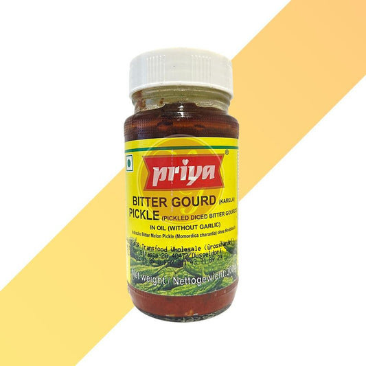 Bitter Gourd Pickle - Priya - 300 g | Soßen & Pasten | Village Foods