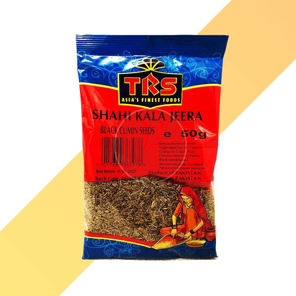 Black Cumin Seeds - Shahi Kala Jeera  - Kreuzkrümmel Schwarz - TRS  - 50 g