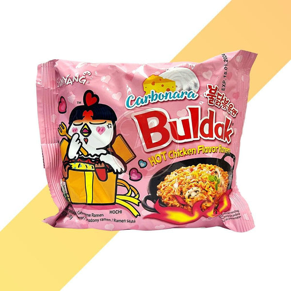 Buldak Hot Chicken Flavor Carbonara (Pink) - Samyang - 130 g