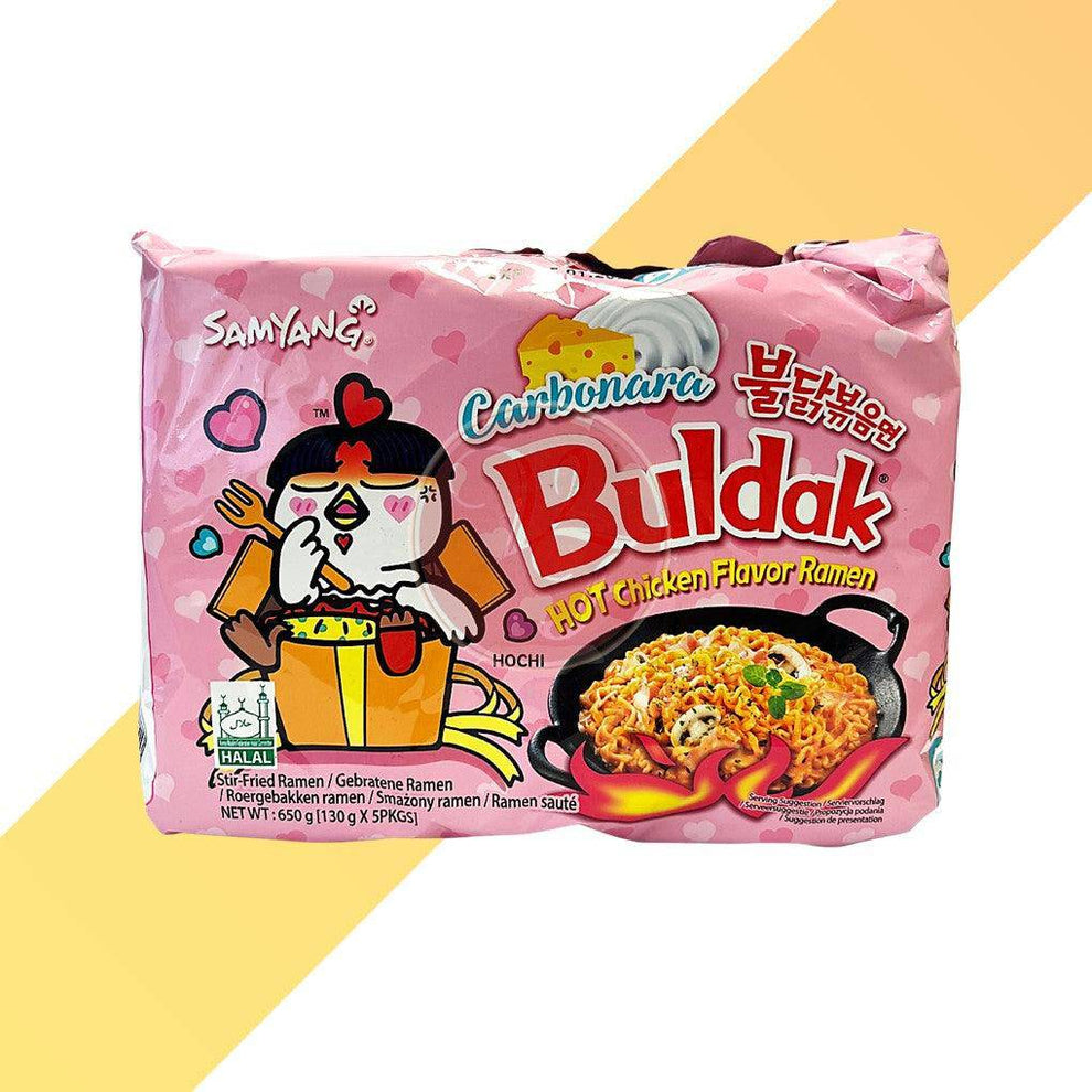 Buldak Carbonara Pink Von Samyang Buldak Ramen Carbonara 130 G buldak-carbonara-pink-von-samyang-buldak-ramen-carbonara-130-g