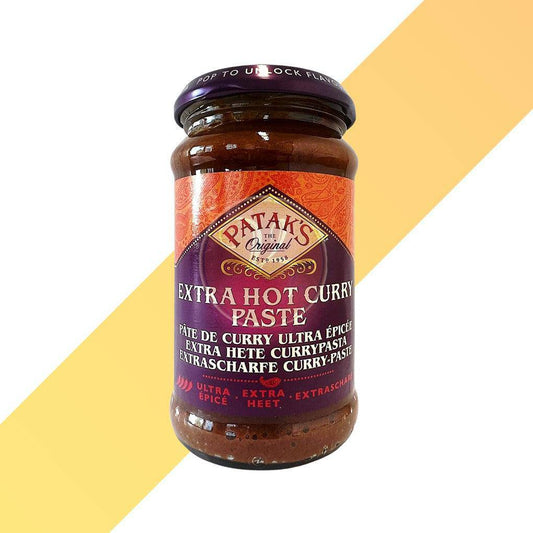 Extra Hot Curry Paste - Pataks - 283 g | Soßen & Pasten | Village Foods