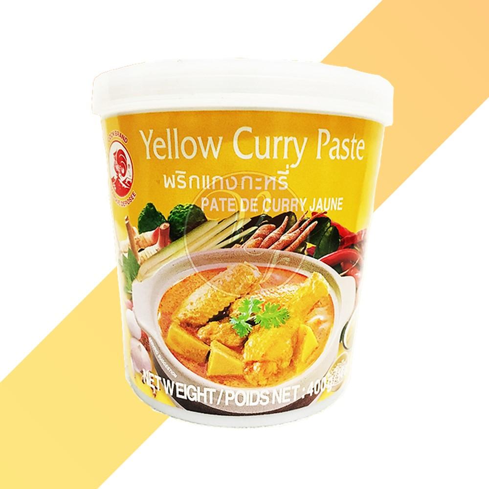 Gelbe Curry Paste - Yellow Curry Paste - Cock Brand - 0,4 kg