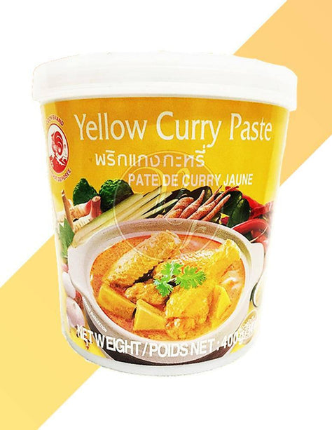 Gelbe Curry Paste - Yellow Curry Paste - Cock Brand [50g - 400g] | Soßen & Pasten | Village Foods