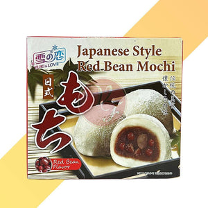 Japanese Style Red Bean Mochi - Yuki & Love - 140 g | Snacks | Village Foods