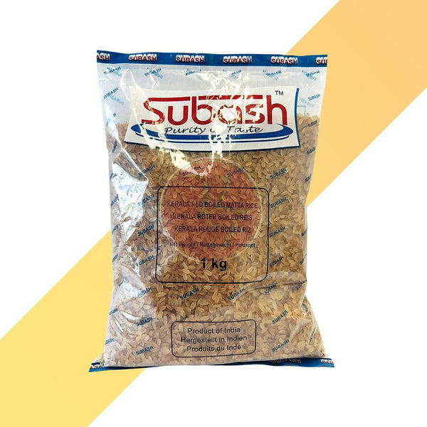 Kerala Red Boiled Matta Rice - Subash - 1 kg