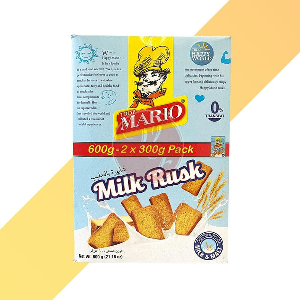 Mario Milk Rusk - TRDP - 600 g | Snacks | Village Foods