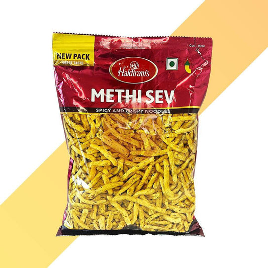 Methi Sev - Haldiram's - 200 g | Snacks | Village Foods