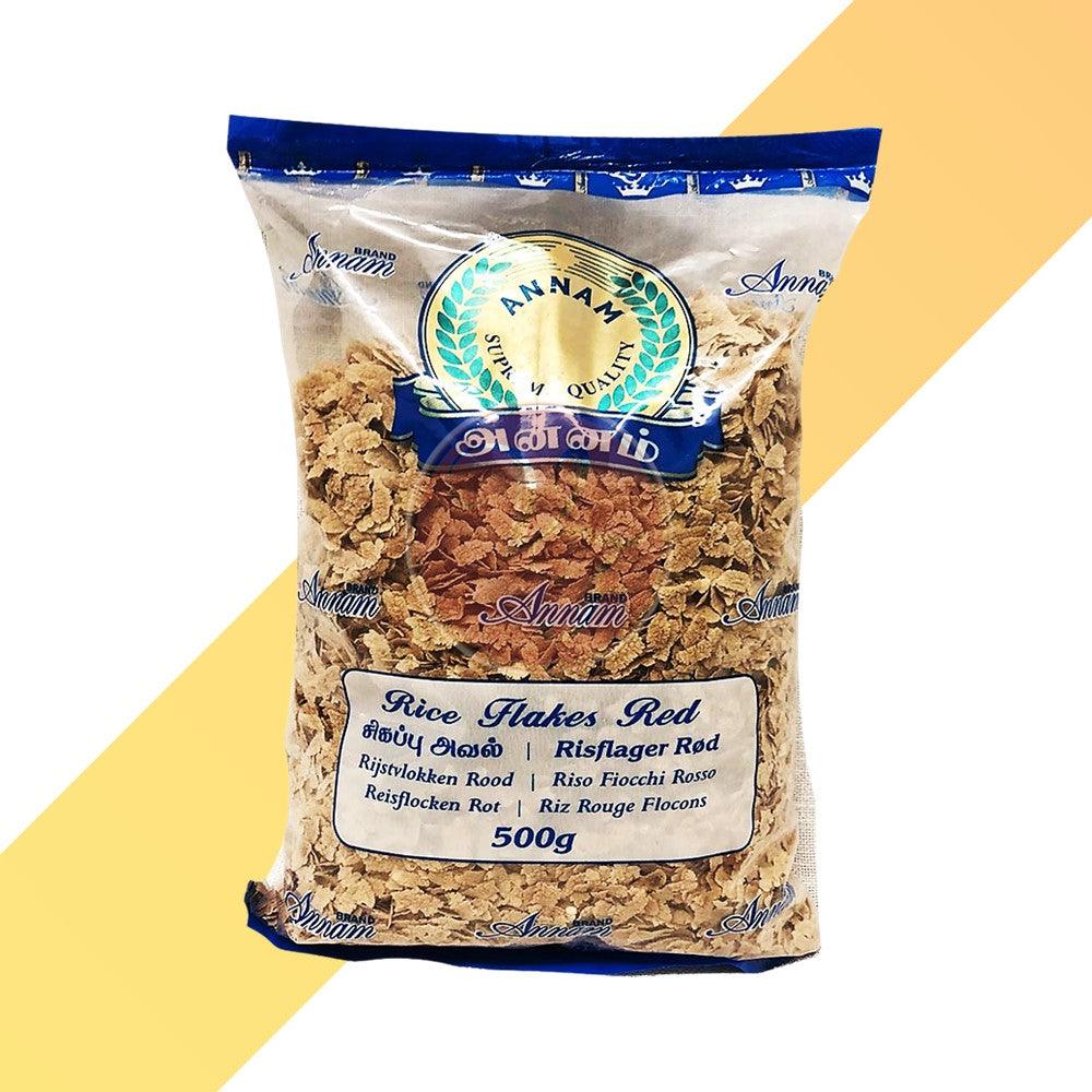 Red Rice Flakes - Annam - 0,5 kg