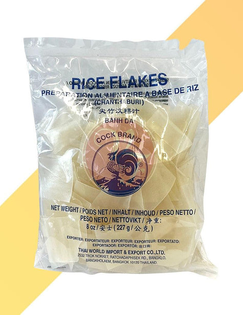 Rice Flakes - Cock Brand - 227 g