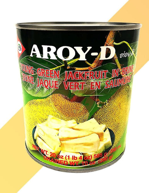 Young Green Jackfruit - Junge grüne Jackfrüchte - Aroy-D - 0,565 kg