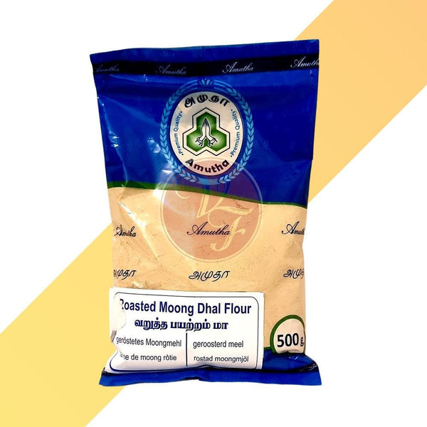geröstetes Moongmehl - Roasted Moong Dhal Flour - Amutha - 500 g
