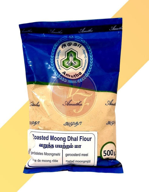 geröstetes Moongmehl - Roasted Moong Dhal Flour - Amutha - 500 g